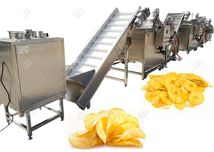 Industrial Automatic Potato Chips Making Machine Electric Heating With ...