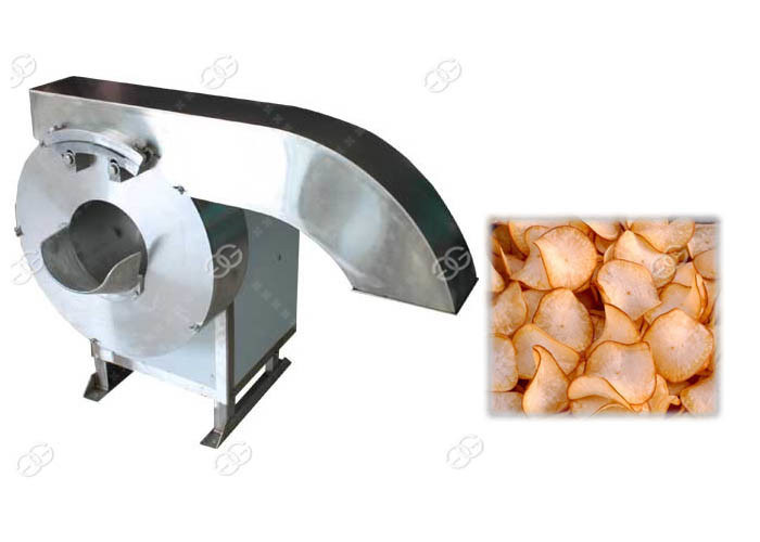 Commerical Vegetable Processing Equipment , Potato Chips Cutting