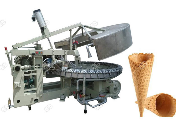 Automatic Sugar Ice Cream Cone Machine / Waffle Cone Maker Machine High Speed 2500 Pcs / H
