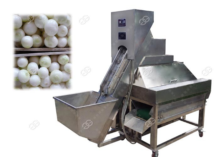 Electric Onion Peeling And Cutting Machine Rapid Processing Peeling