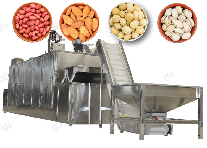 Electric Peanut Roaster Machine , Nut Cracker Machine Cooling Pistachio