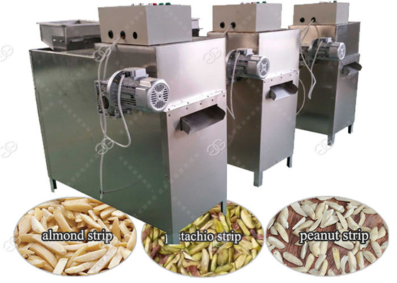 Henan GELGOOG Nut Cutter Machine Stripping Peanut Almond Slivering Machine High Speed supplier