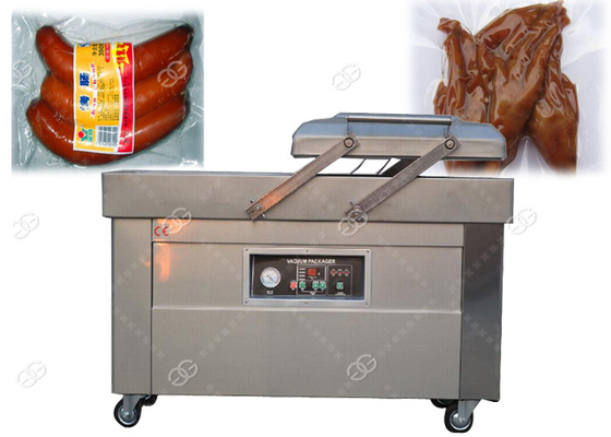 Commercial Double Chamber Vacuum Packing Machine 304 Stainless Steel For Sausage Grain supplier