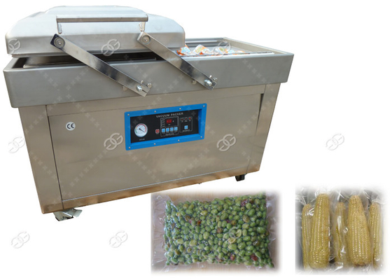 Commercial Double Chamber Vacuum Packing Machine 304 Stainless Steel For Sausage Grain supplier