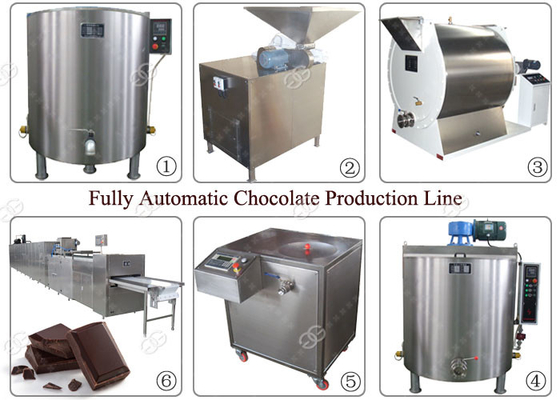 Fully Automatic Industrial Nut Butter Grinder Chocolate Production Line Making Machine supplier