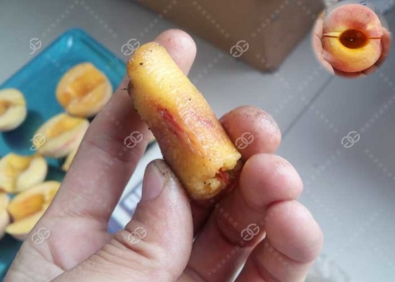 Automatic Peach Half Cutting And Pitting Machine Nucleation Rate 98% supplier