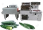 Industrial Food Packing Machine L Bar Cucumber Shrink Wrap Machine With Photoelectric Detection supplier