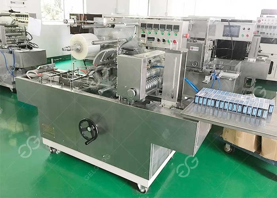 Electric Automatic Tea Box Cellophane Wrapping Machine Stainless Steel supplier