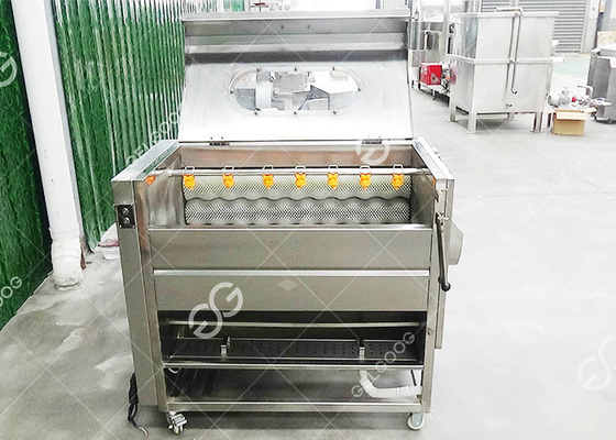 GELGOOG Seafood Fish Washing Cleaning Machine Stainless Steel 8-15 Brush supplier