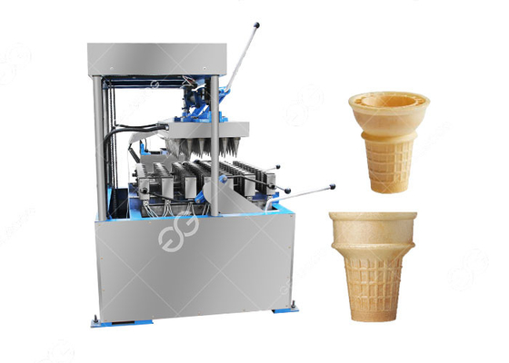 Electric Wafer Ice Cream Cone Maker Machine in Semi Automatic 3000pcs/h Capacity supplier