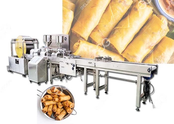 380V Spring Roll Making Equipment, Commercial Spring Roll Maker Stainless Steel supplier