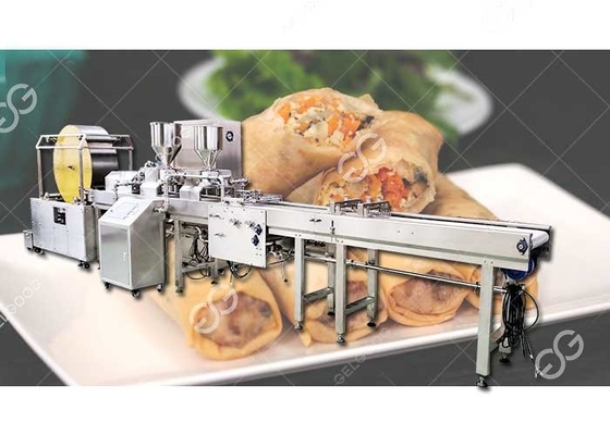 380V Spring Roll Making Equipment, Commercial Spring Roll Maker Stainless Steel supplier