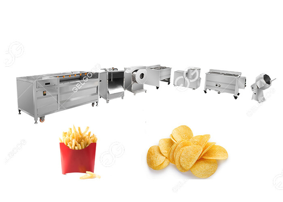 Small Scale Chips making Machine , Potato Chips Manufacturing Plant Fully Automatic supplier