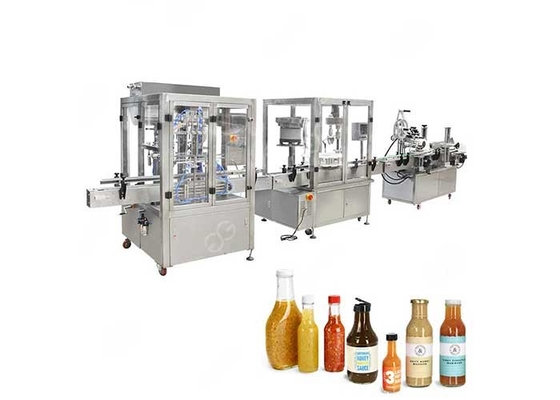 Small Scale Chili Sauce Bottle Filling Machine Hot Sauce Filling Machine supplier